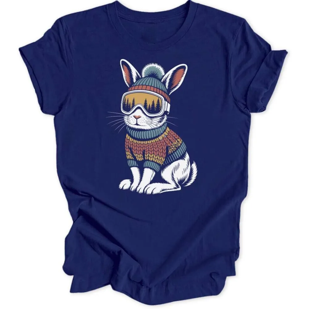 Retro Snow Bunny Unisex T-Shirt