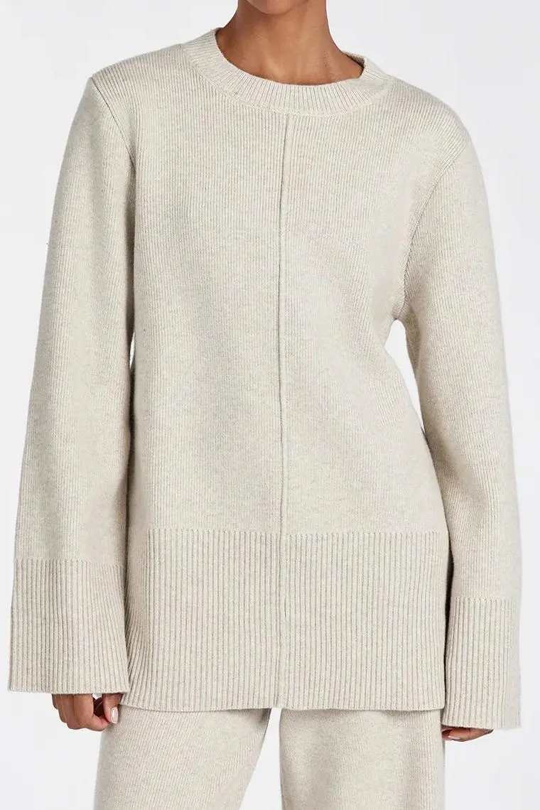 SOLID KNIT JUMPER