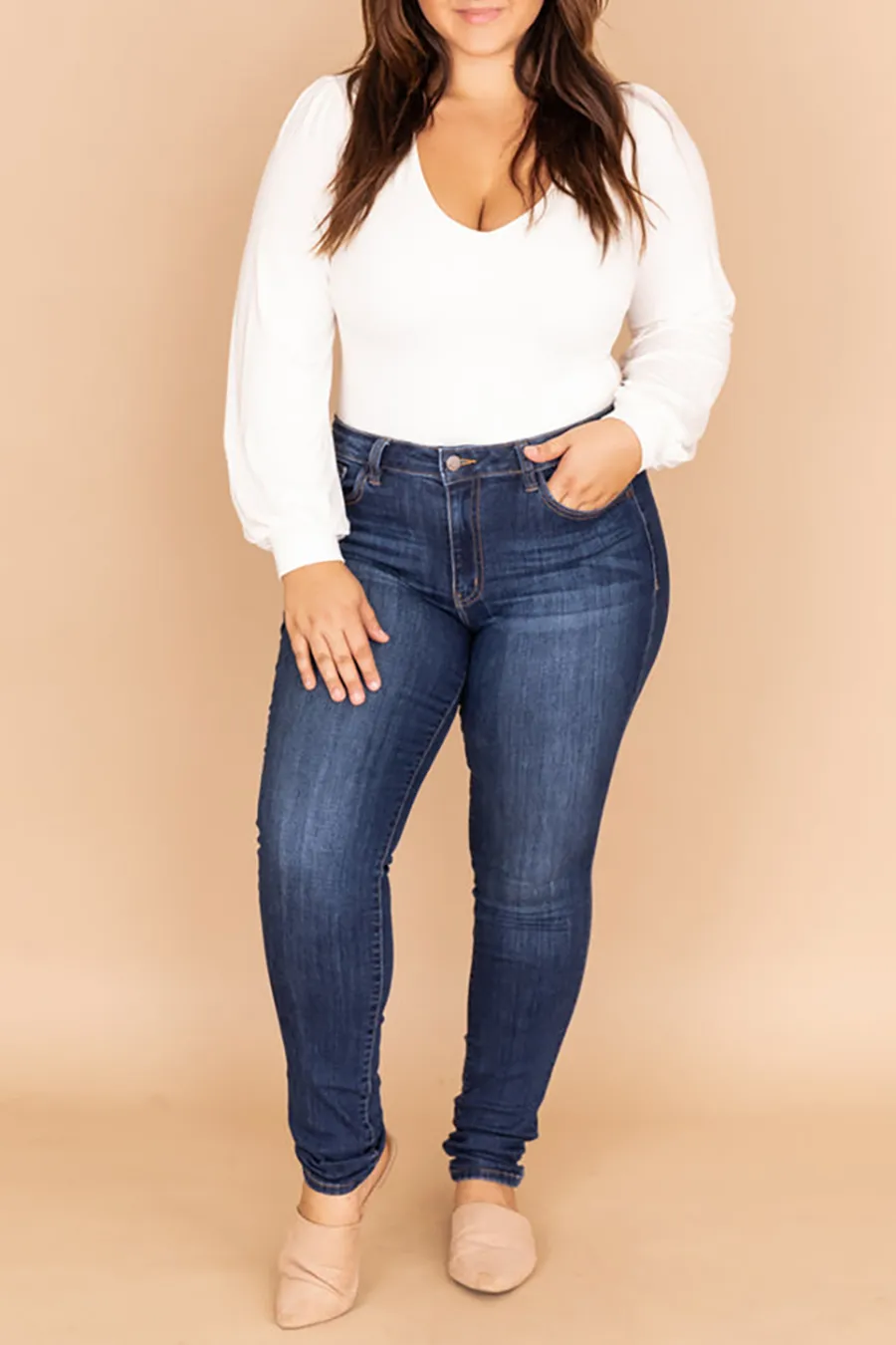 Dark Wash Skinny Jeans