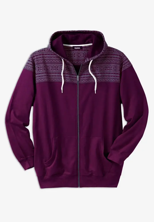 French Terry Snow Lodge Hoodie