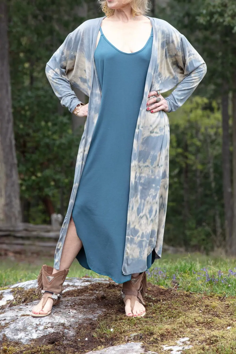 Emergence Robe - Shibori