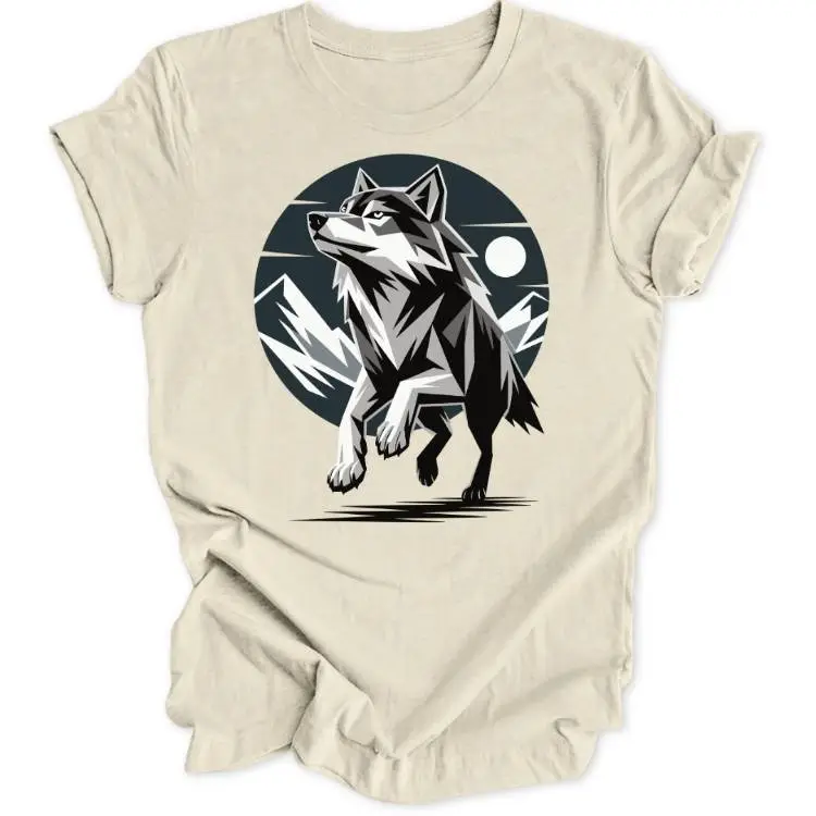 Geometric Wolf Unisex T-Shirt
