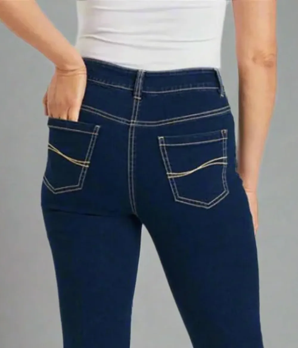 Dark Denim Slim Leg Jean