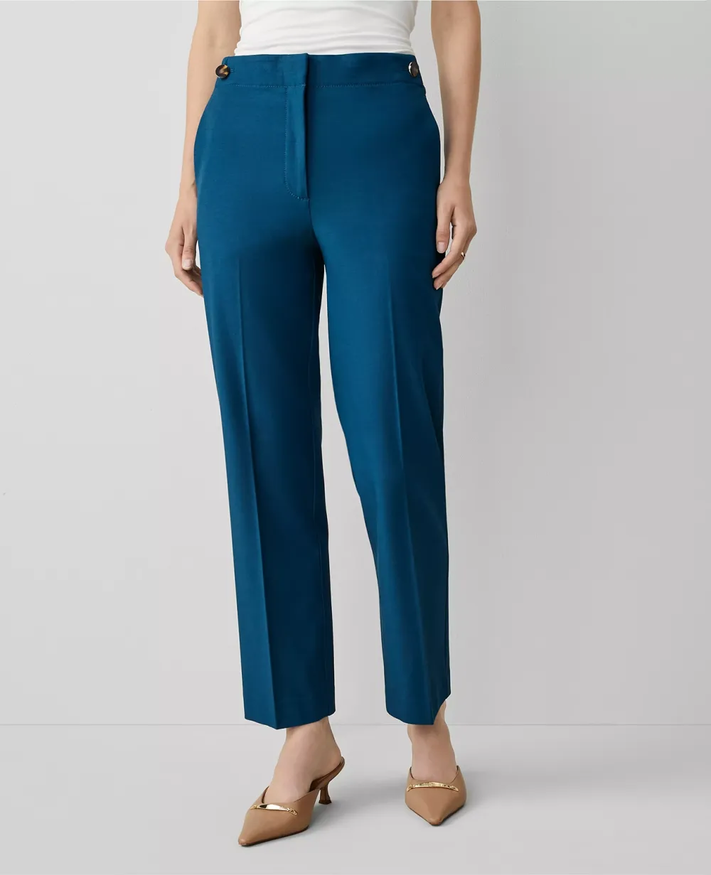 The Button Pencil Pant In Twill