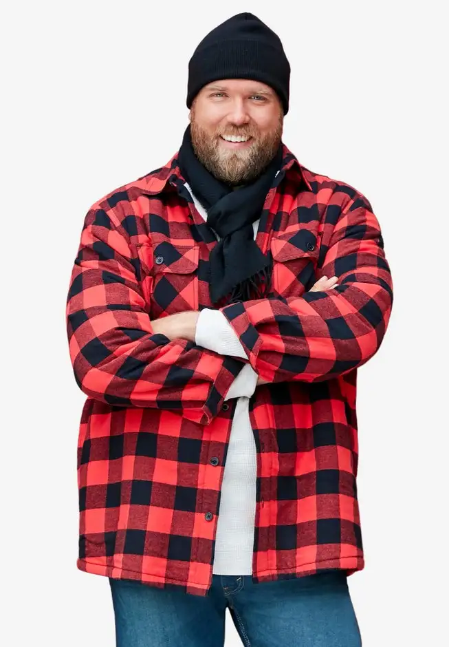 Fleece Sherpa Shirt Jacket