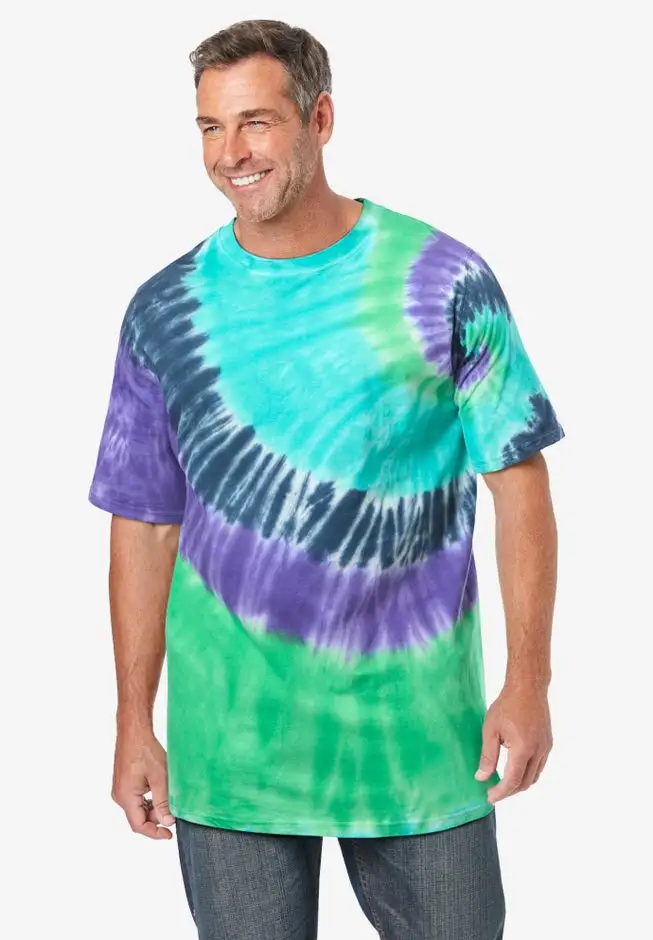 Lightweight Tie-Dye Crewneck Tee