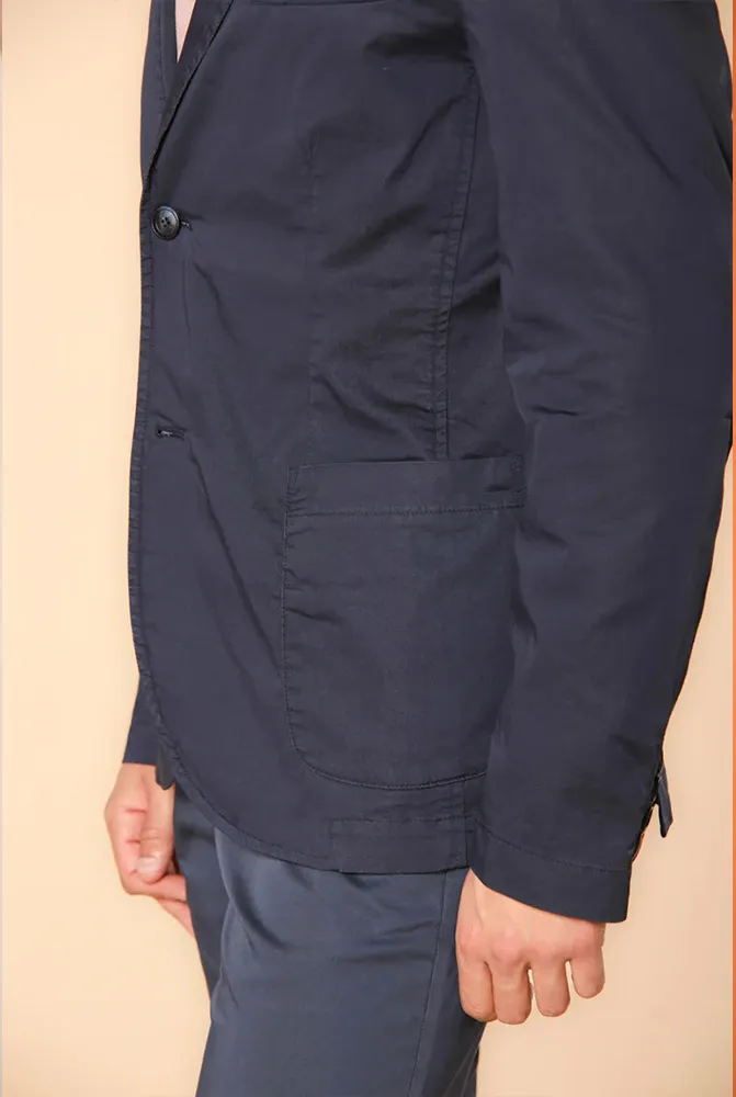 Men's Business Casual Fashion Navy Blue Blazer