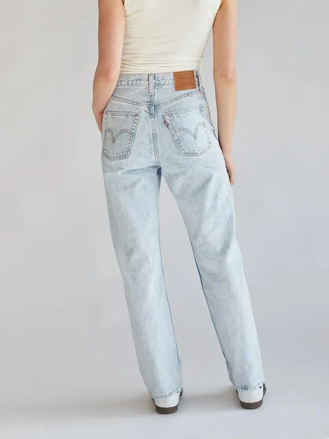 Levi's Ribcage Straight Ankle Jeans Ojai Shore