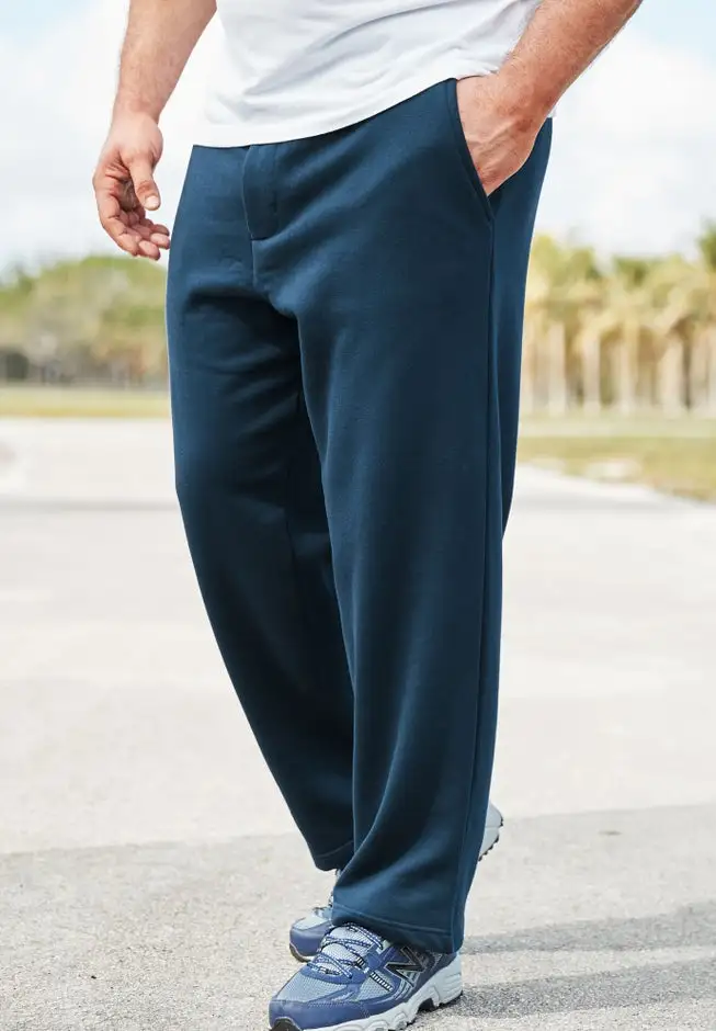 Fleece Zip Fly Sweatpants