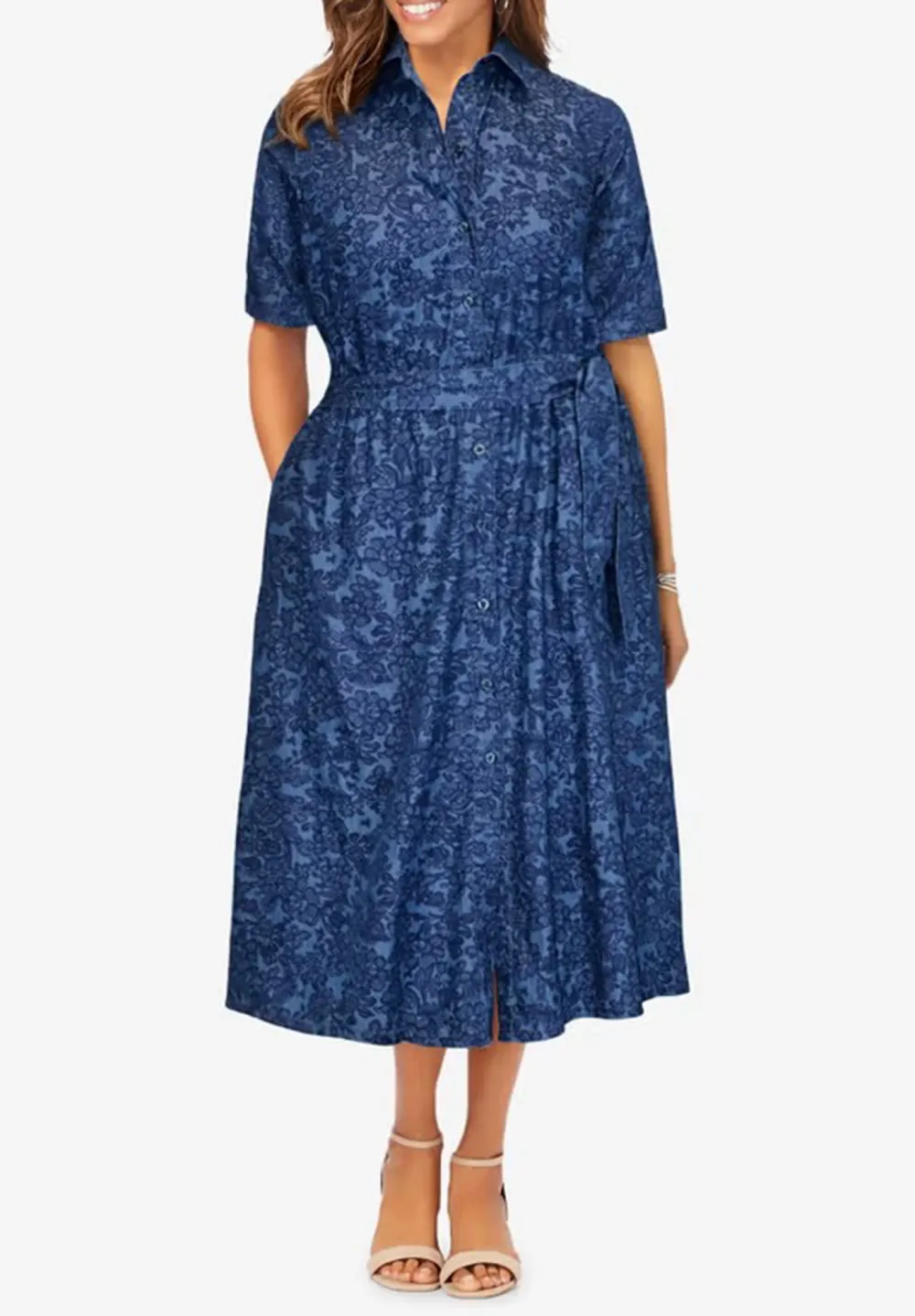 Long Flared Dress