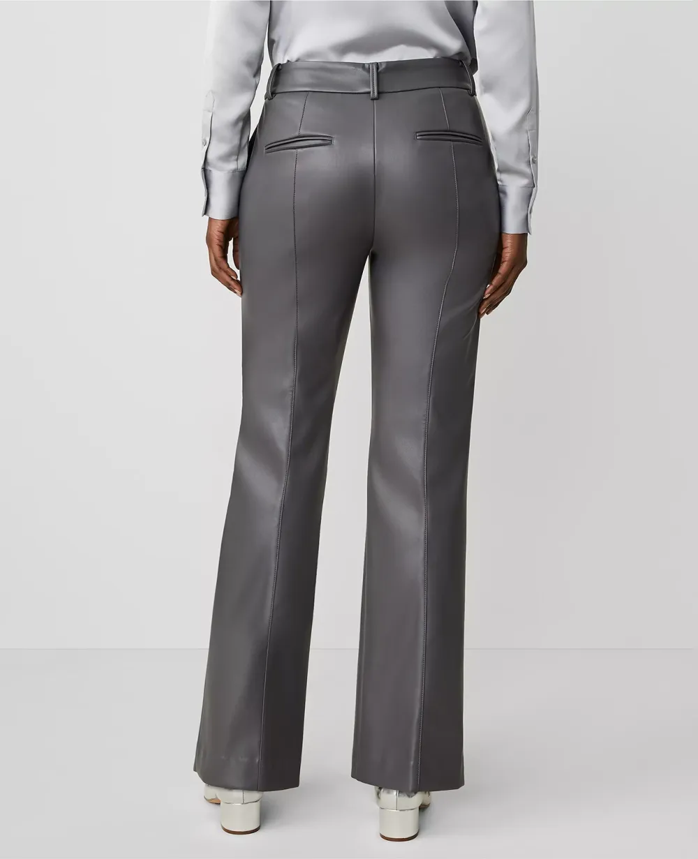 The Faux Leather Trouser