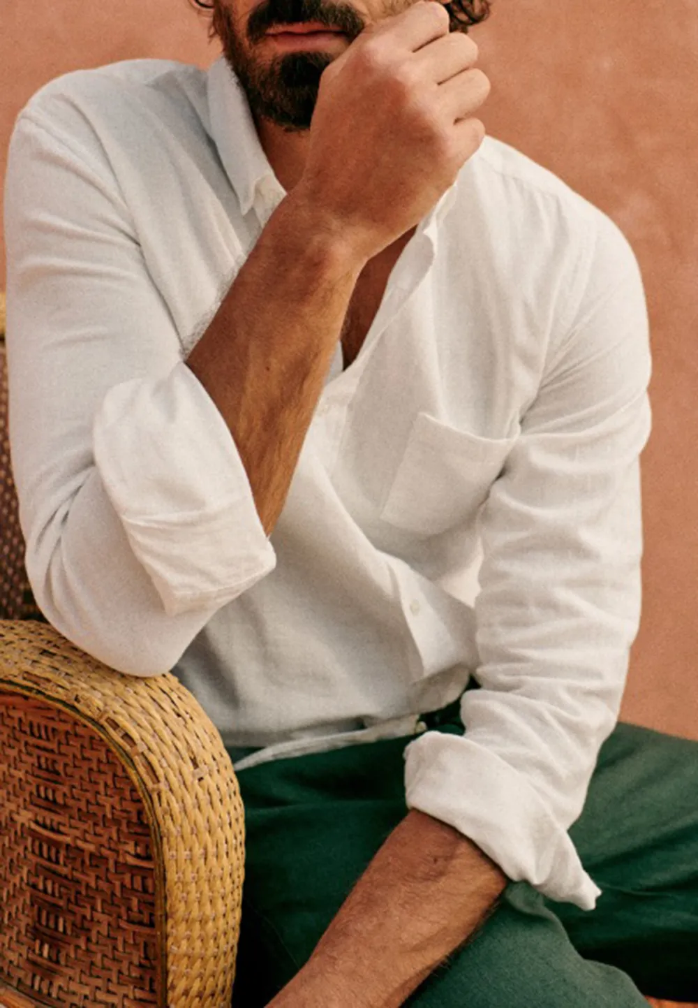 Adjustable Cuff Fastening Shirt