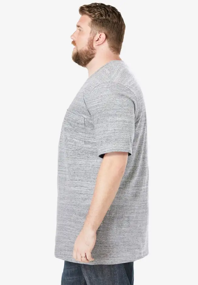 Heavyweight Longer-Length Pocket Crewneck T-Shirt