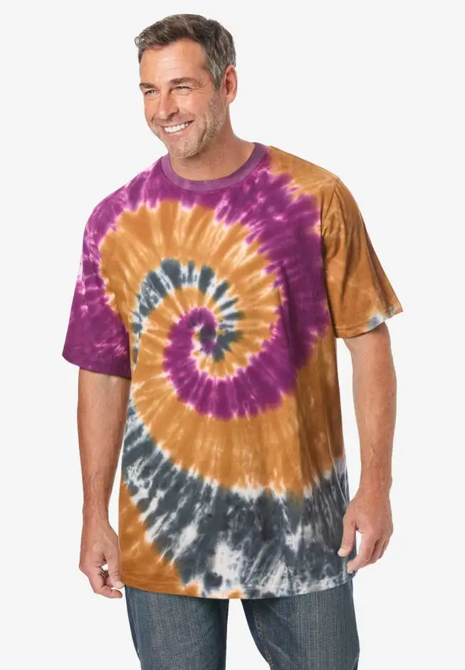 Lightweight Tie-Dye Crewneck Tee