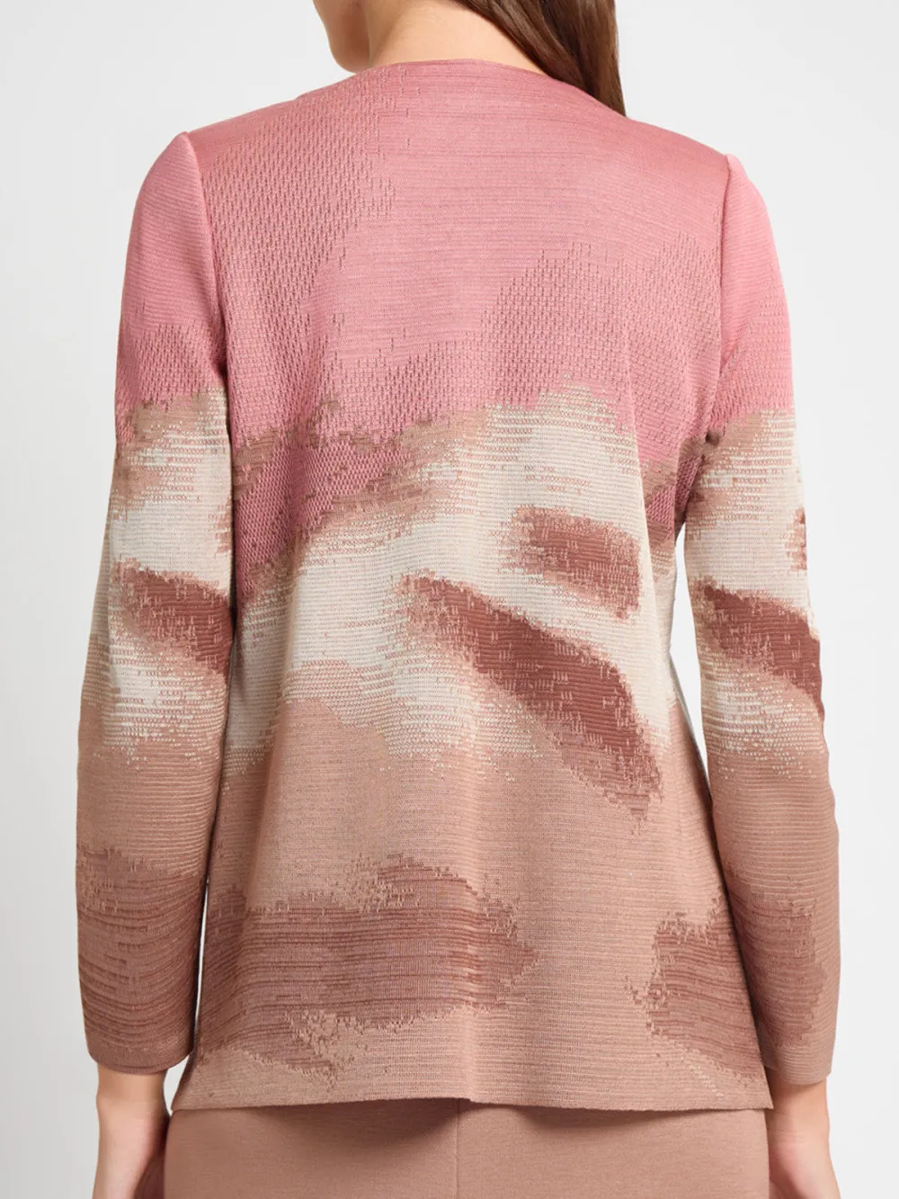 Round Neck Open Top Jacket