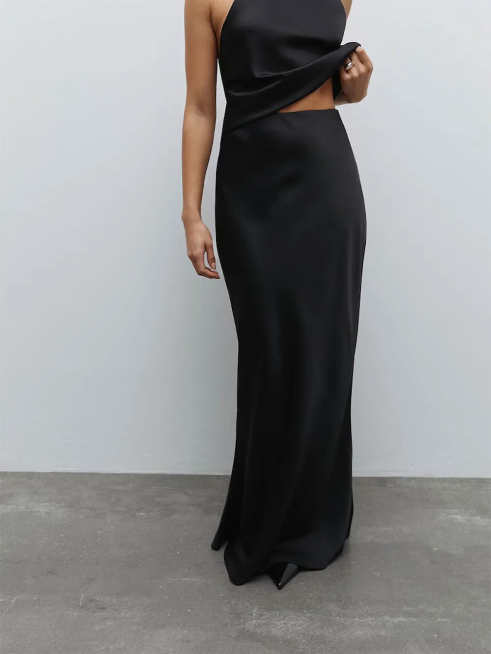 Plain Colored  A-line Skirt