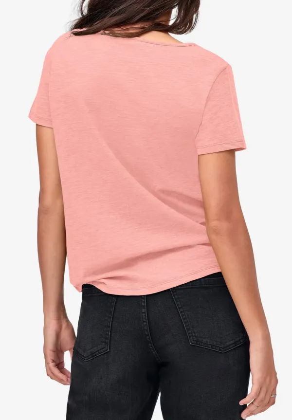 Loose T-Shirt With Printed Pattern