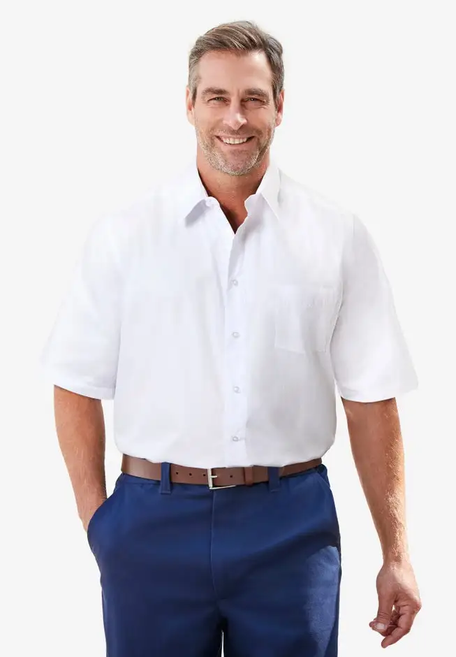 Wrinkle-Free Short-Sleeve Dress Shirt