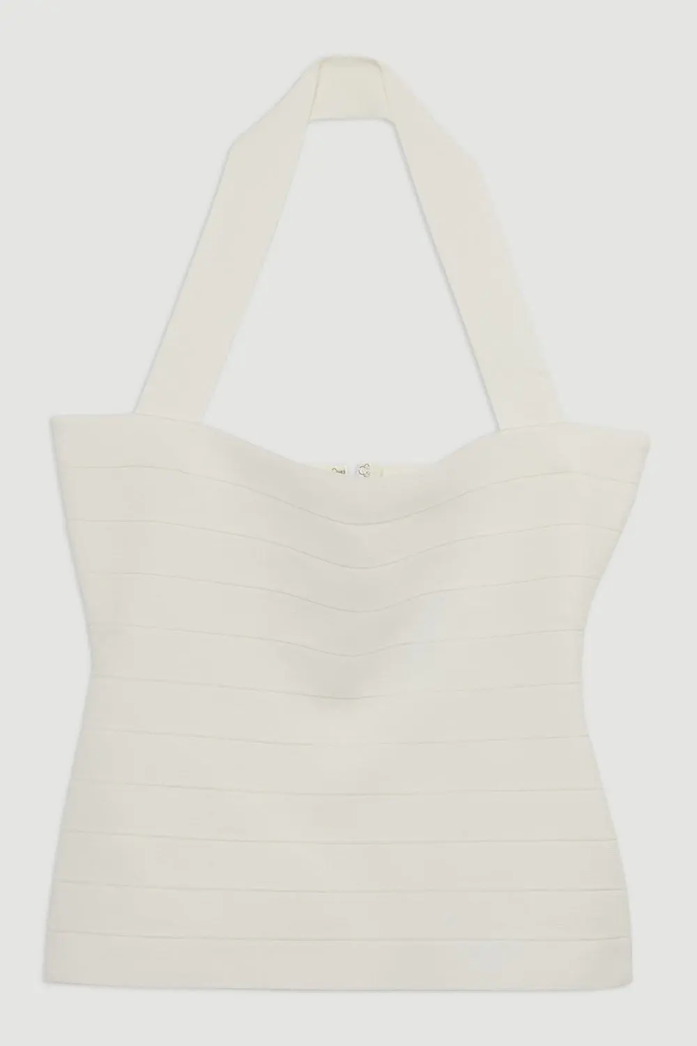 Bandage Halter Square Neck Top