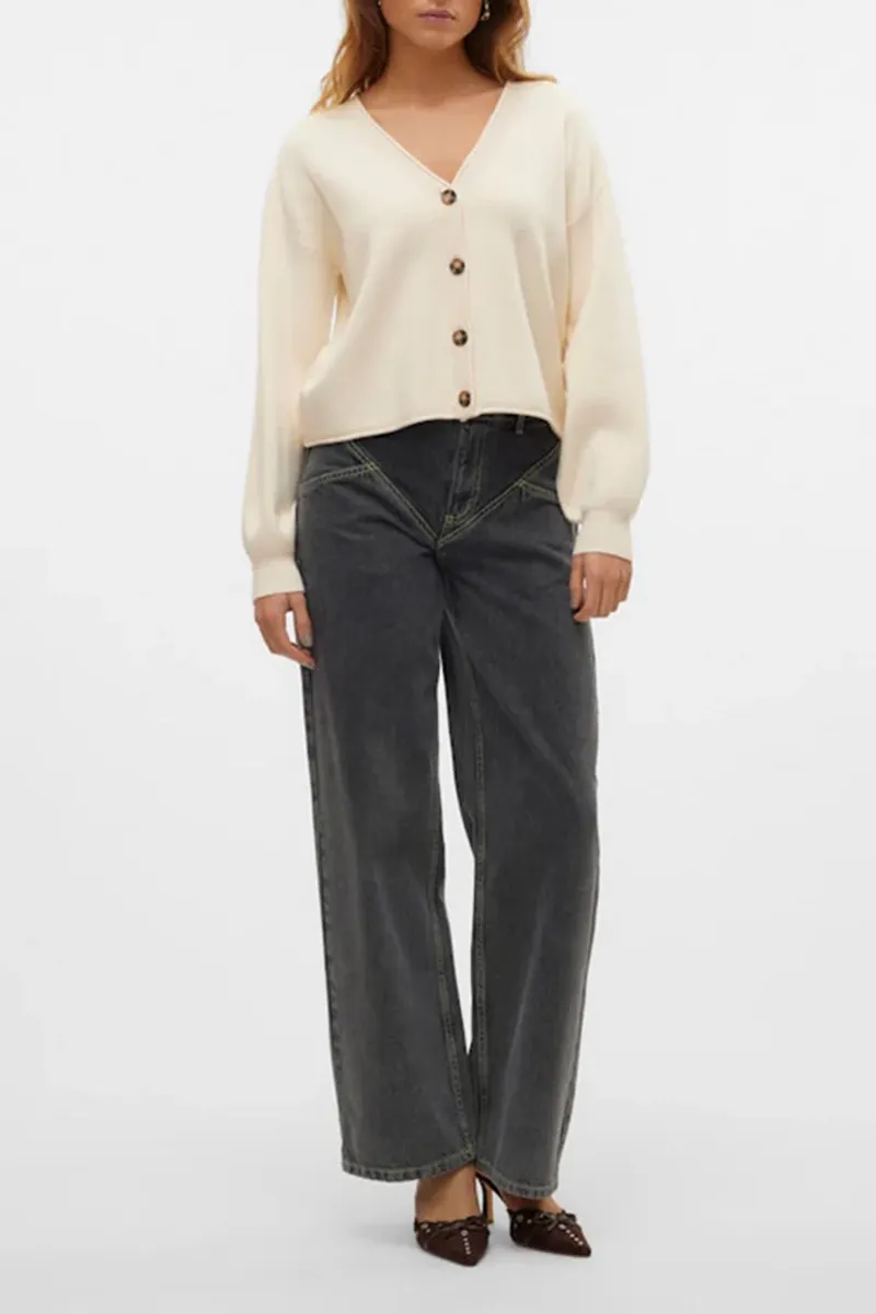 V-Neck Button Down Cardigans