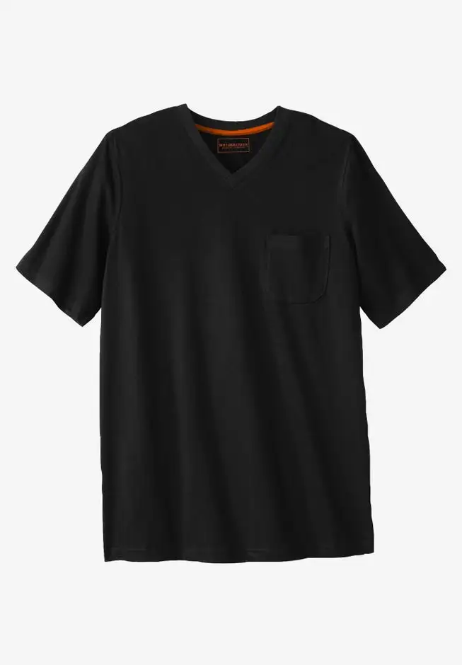Heavyweight Pocket V-Neck Tee