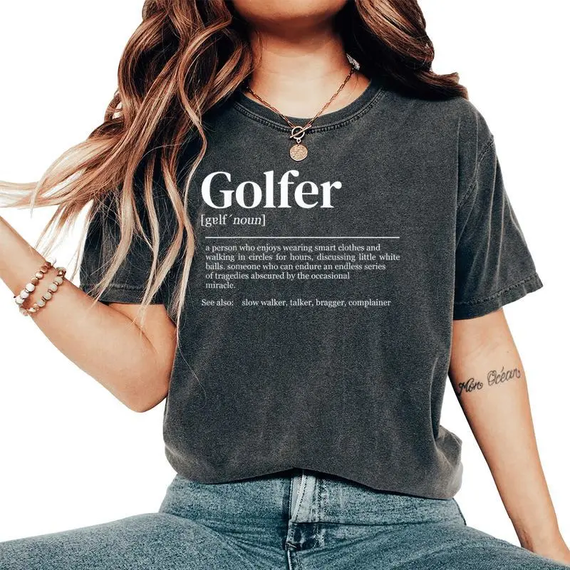 Golf Definition Golf Player Women's Oversized Comfort T-Shirt