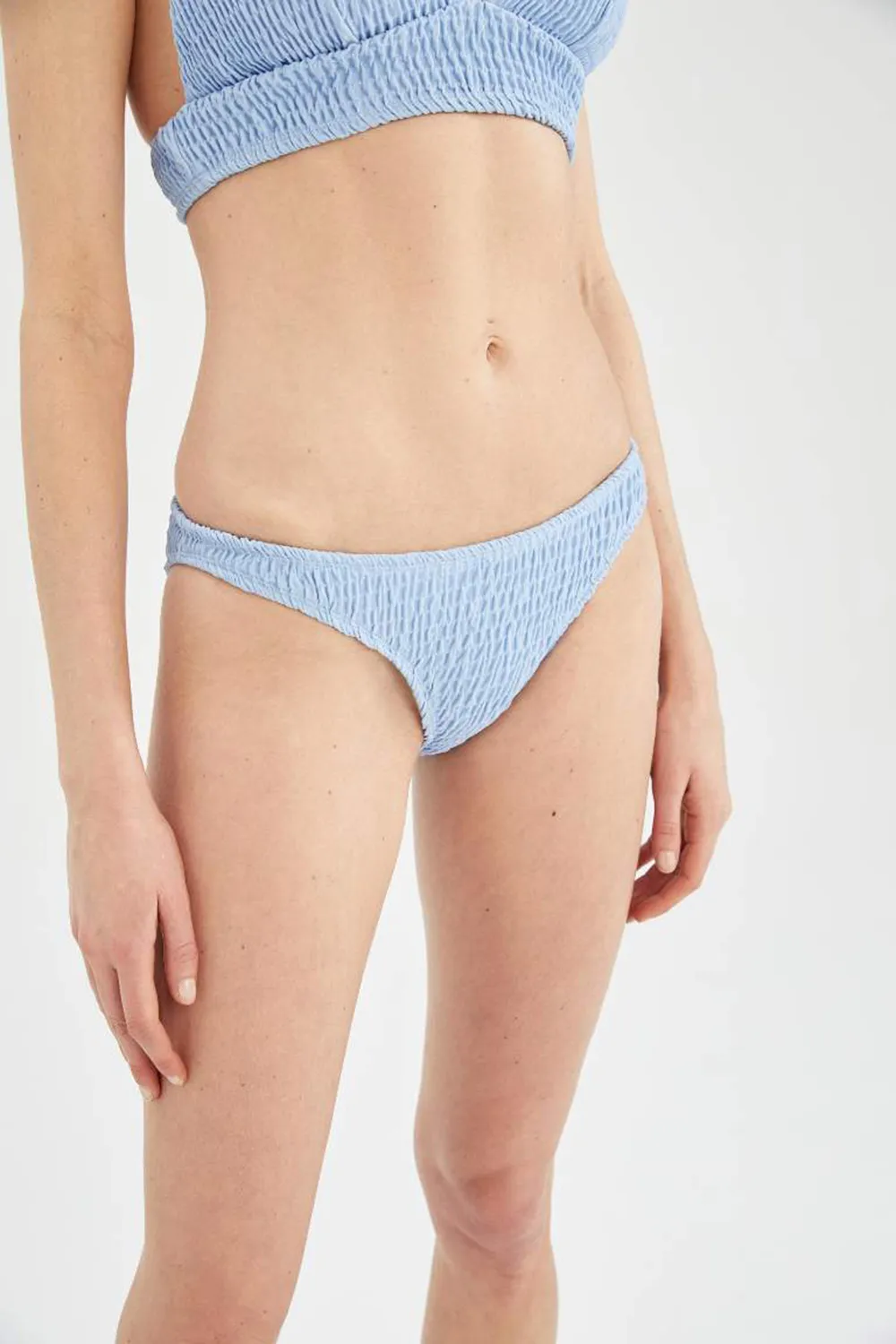 Solid Color One-Piece Swimsuit