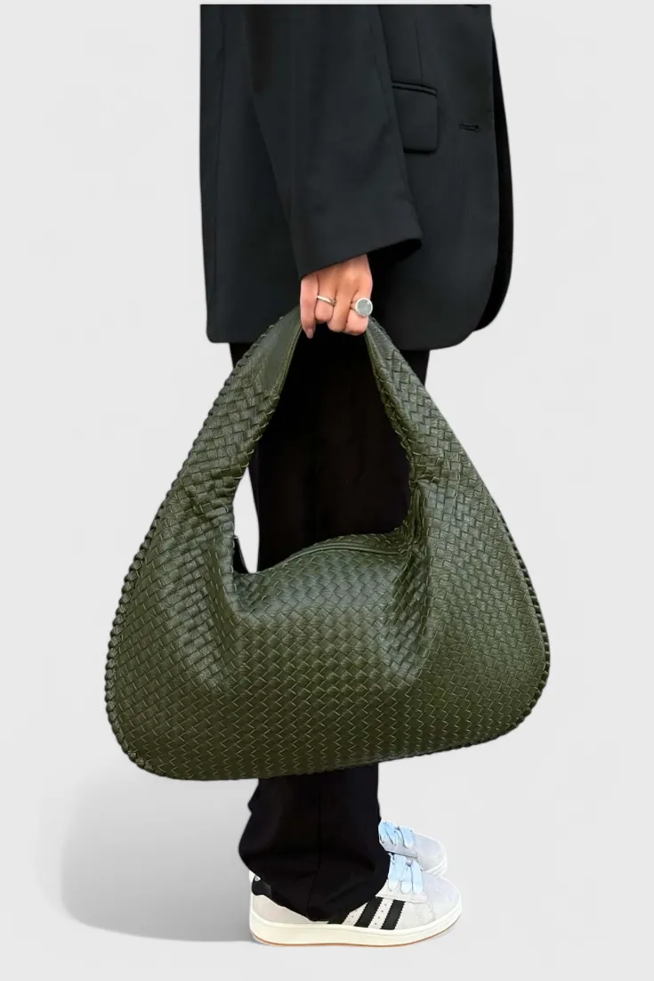 Pleated Shoulder Bag