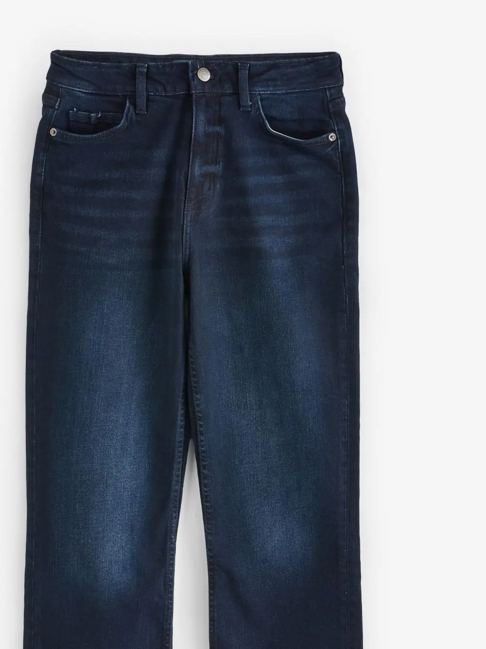 Blue Casual Style Stretch Straight Jeans