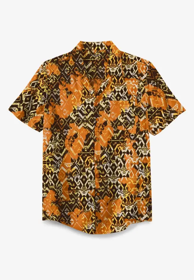Printed Camp Shirt