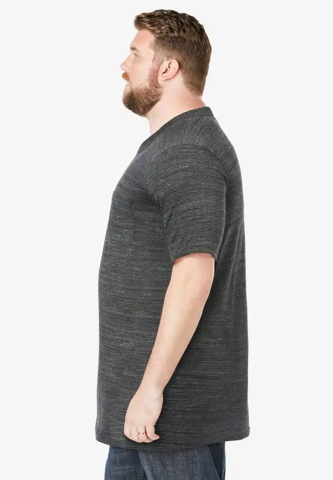 Heavyweight Longer-Length Pocket Crewneck T-Shirt