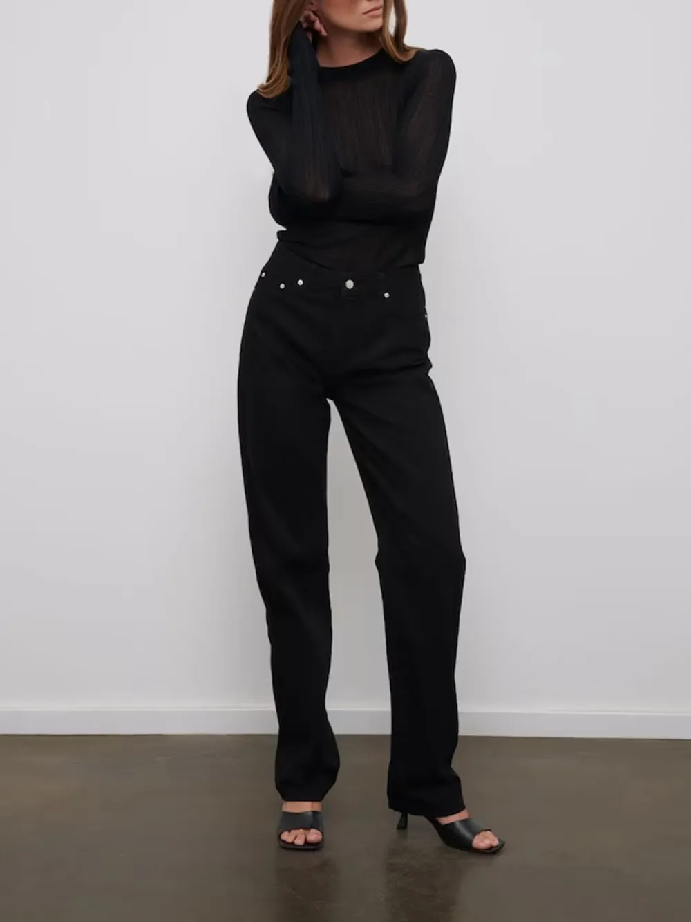 Colored Denim Casual Style Trousers Jeans