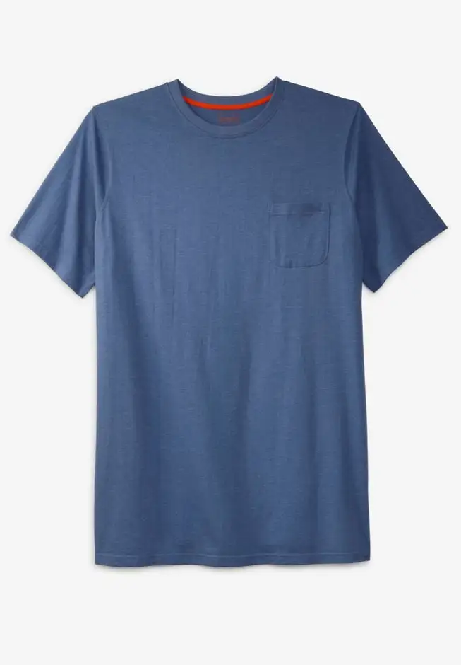 Heavyweight Longer-Length Pocket Crewneck T-Shirt