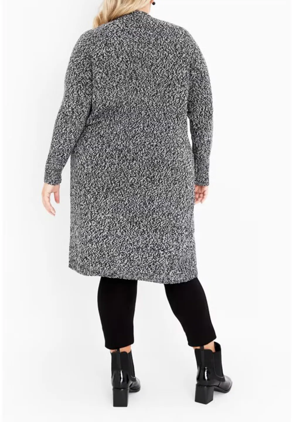 Ribbed Long Sleeved Cardigan
