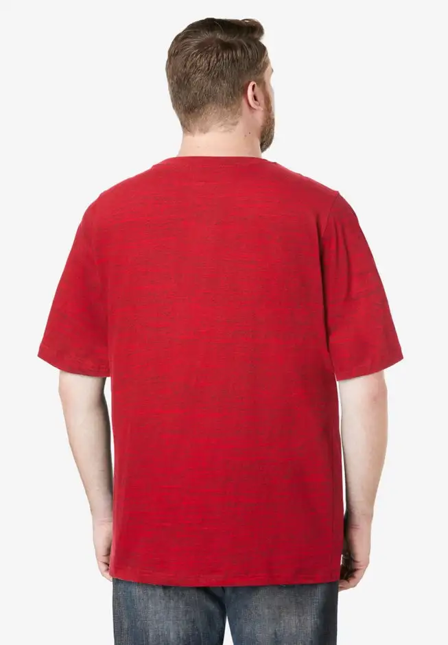 Shrink-Less Lightweight Pocket Crewneck T-Shirt