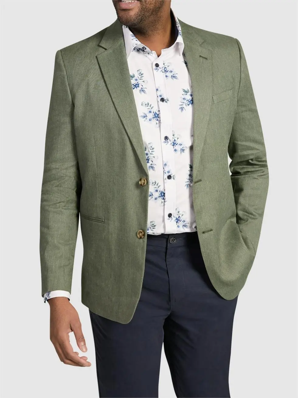 FERN LINEN BLEND BLAZER