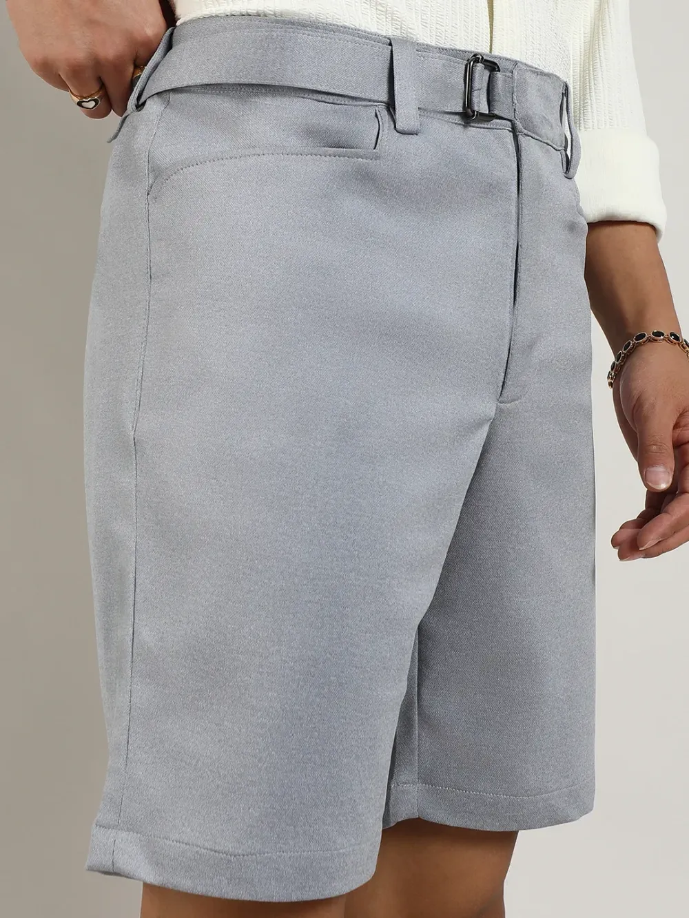 Casual Style Straight-Fit Shorts