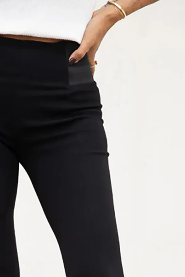 Black Non-Stretch Leggings