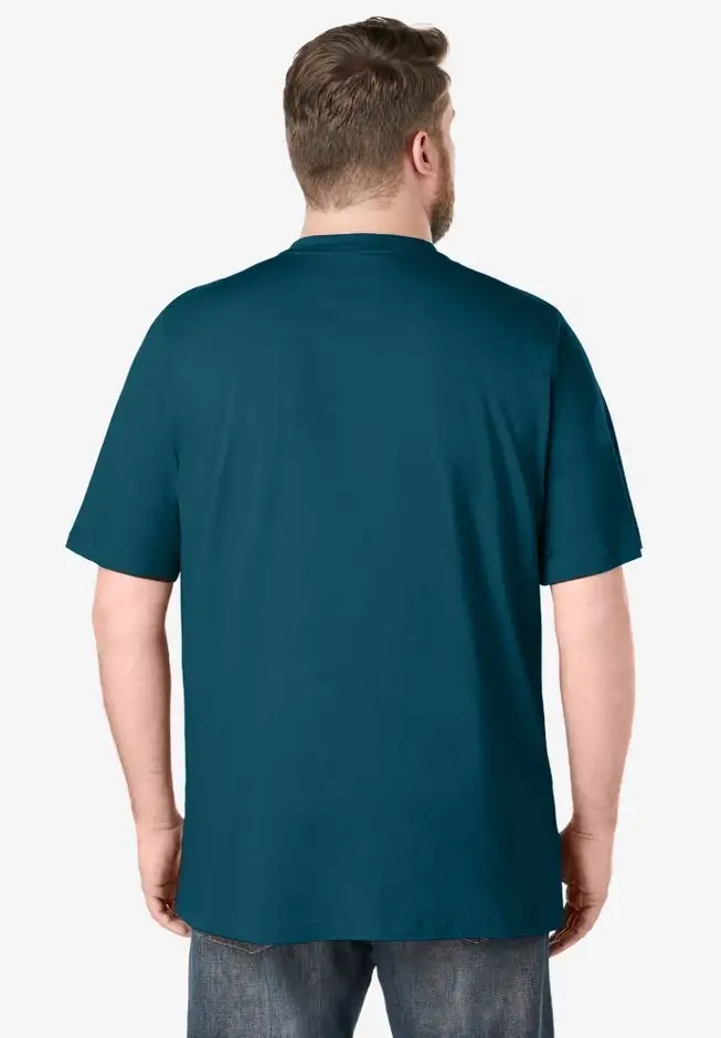 Heavyweight Short-Sleeve Henley Shirt