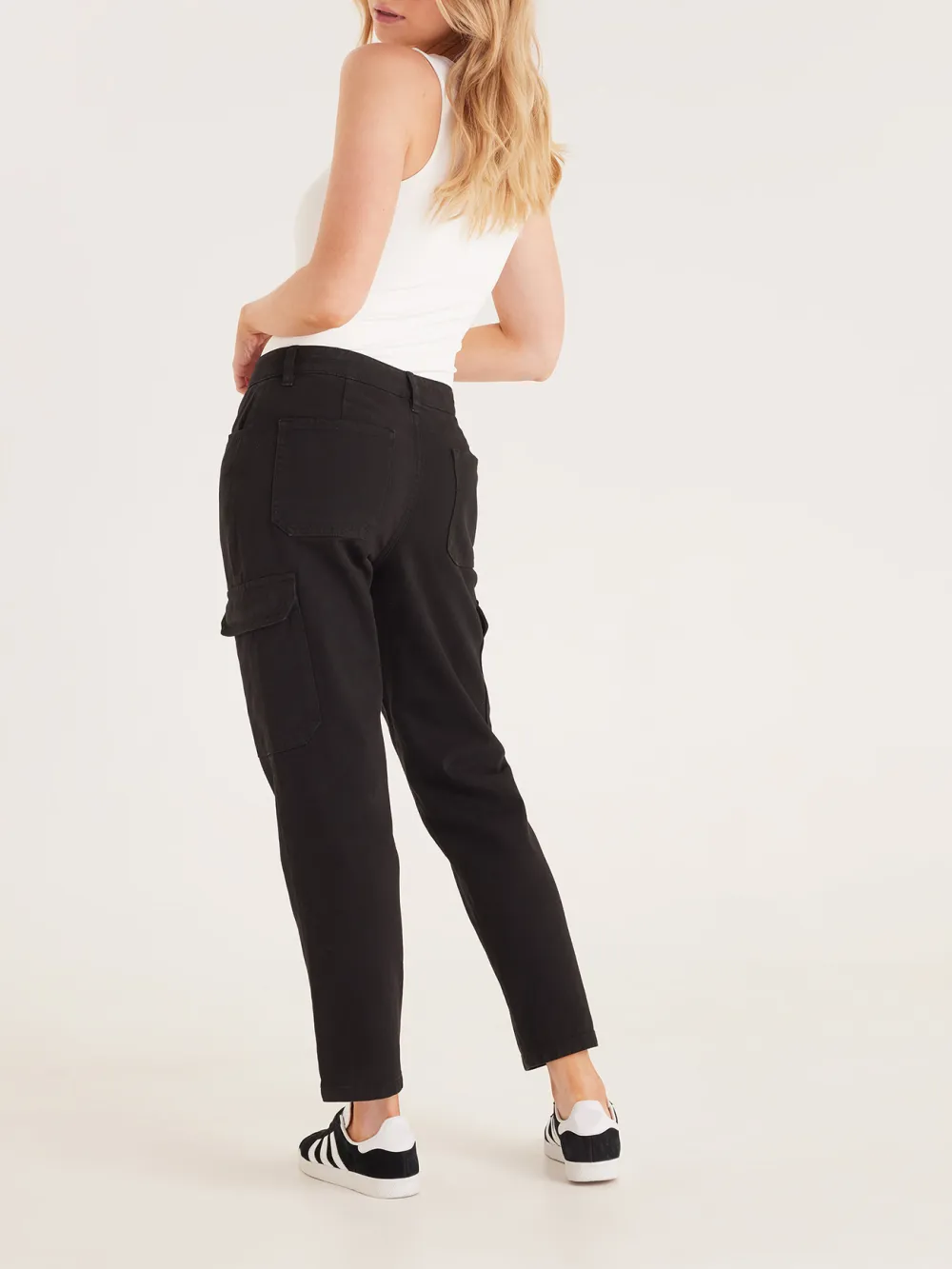 Solid Color Casual Jean