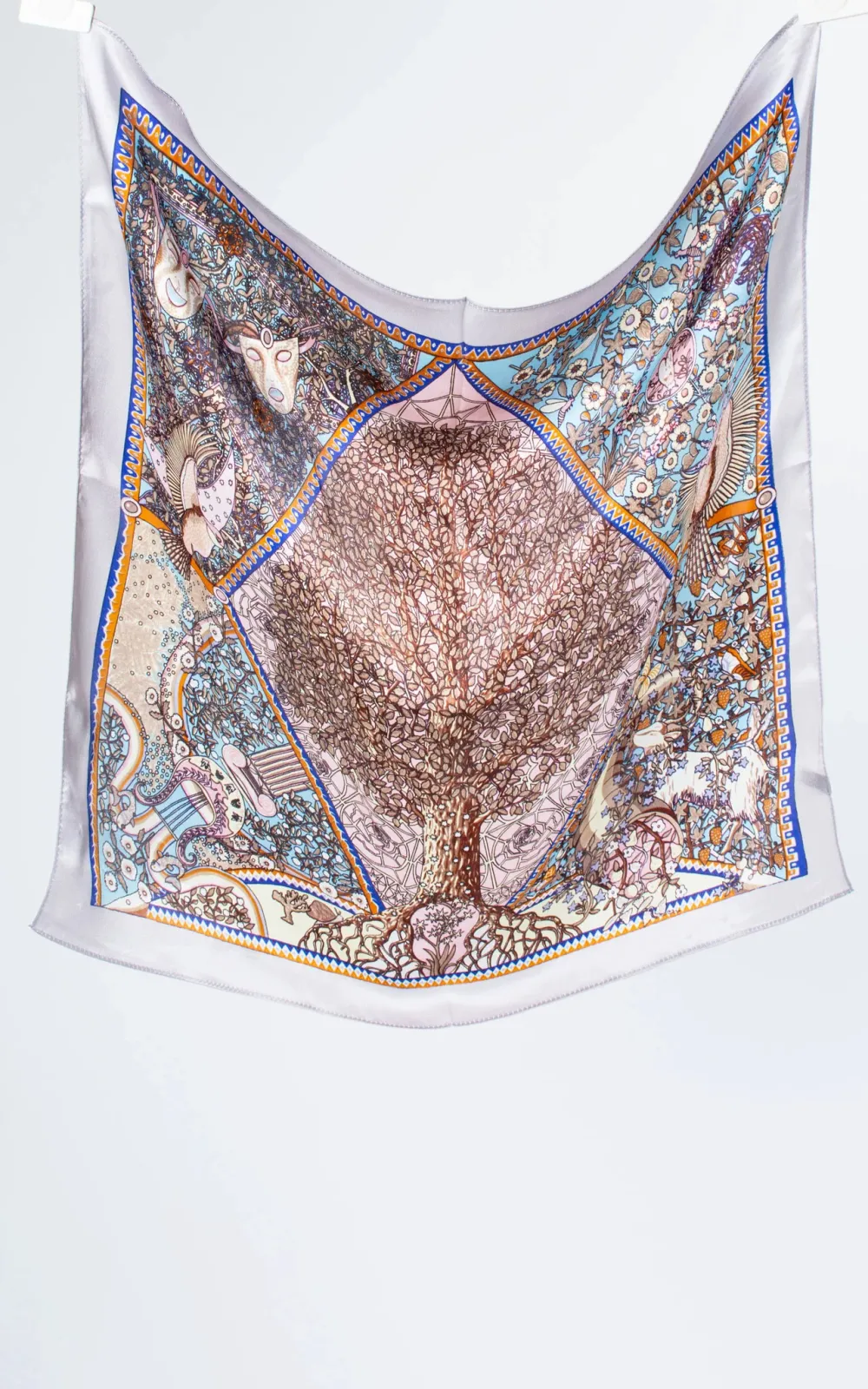 Fashion French Lazy Smooth Silk Scarf