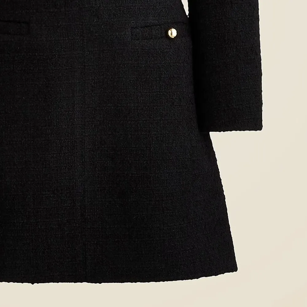 Tweed Pencil Long Sleeve Mini Dresses