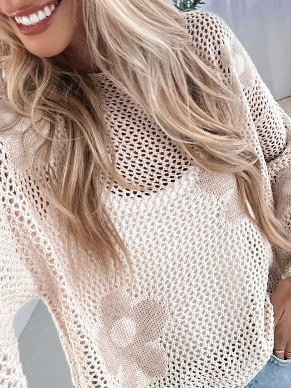 Oat Casual Style Crew Neck Knit