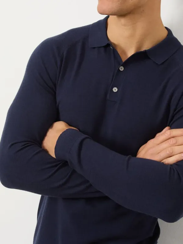Denim Soft Simple Polo Shirt
