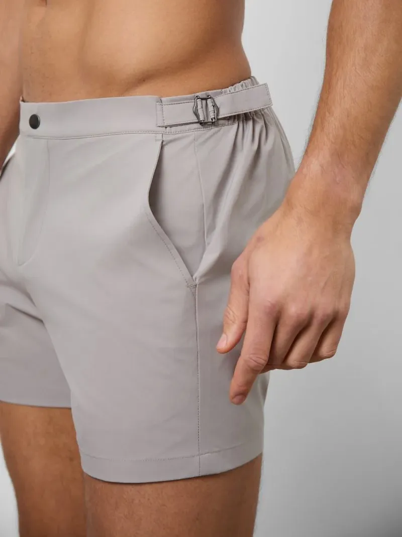 Dark Putty Leisure Daily Swim Short