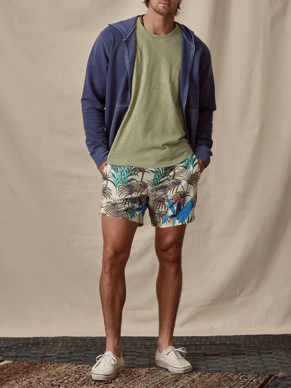 Men's Low Saturation Colors Cotton T-Shirt