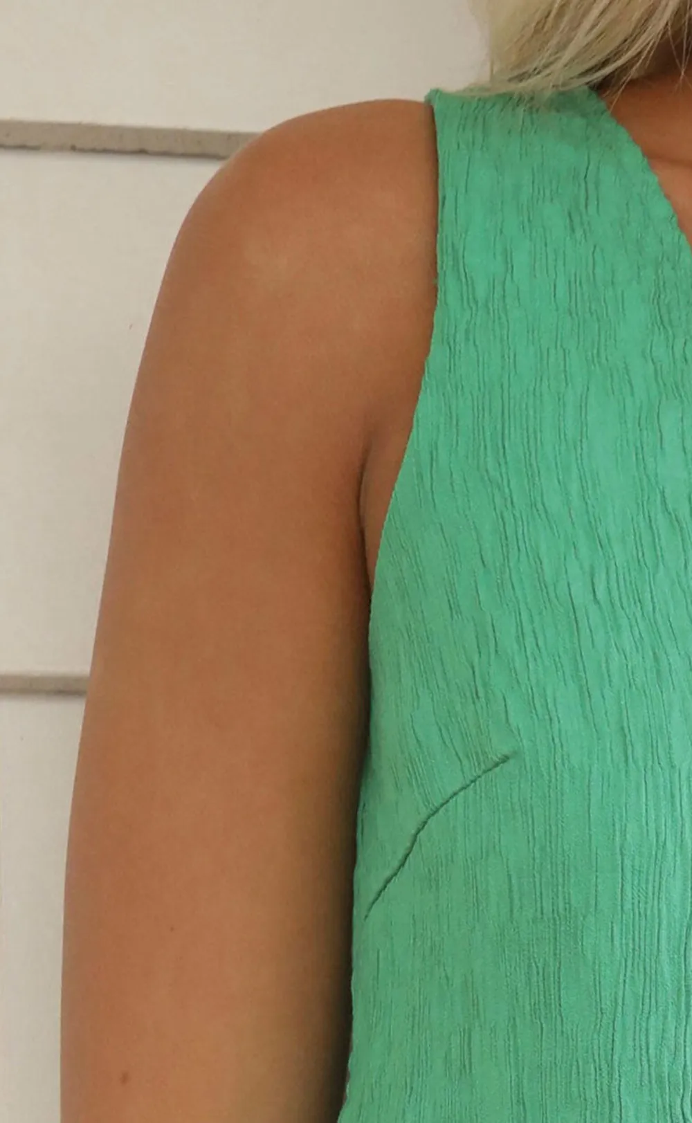 V Neck Fringed Crop Top and Skirt Set