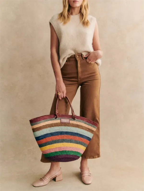 Casual Style Brown Denim