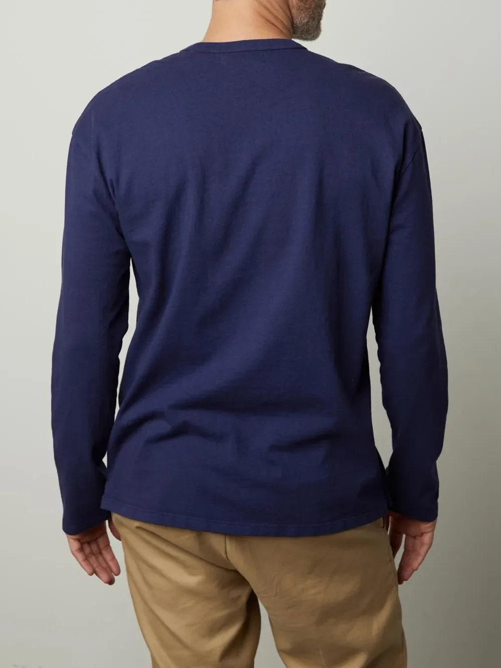 Men's Fashion Cotton Oversize Long Sleeve T-Shirt