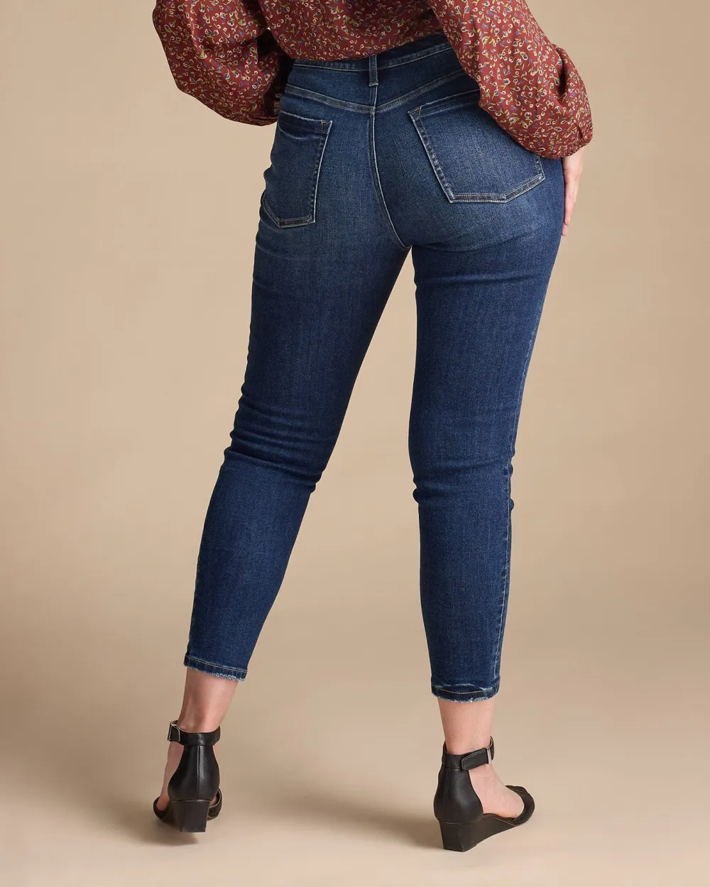 High Rise Ankle Length Skinny Jean